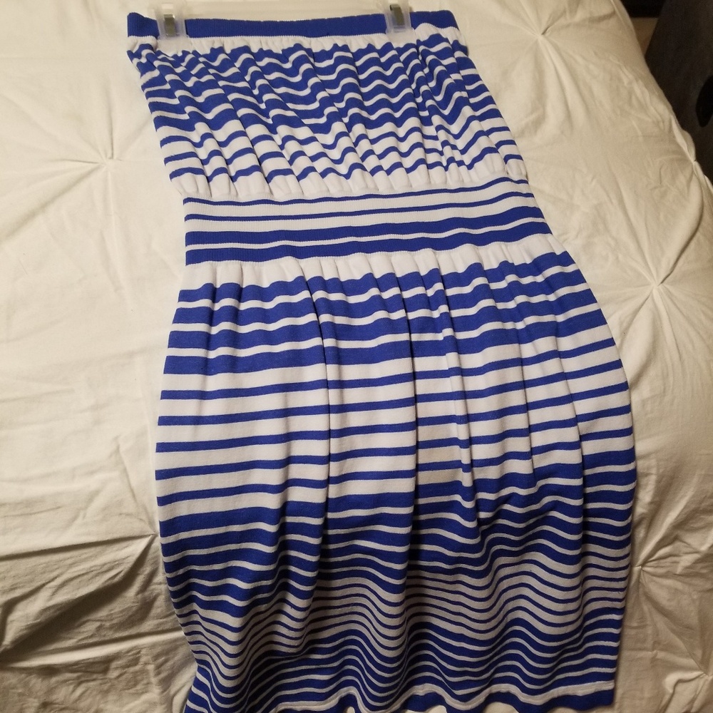 Strapless summer dress